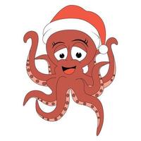 cute octopus animal cartoon graphic vector