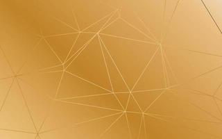 gold background, modern low poly lines effect with luxury gradient for backdrop. vector