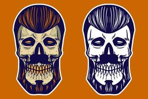 SKULL SET 4-11 vector