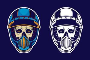 SKULL SET 4-04 vector