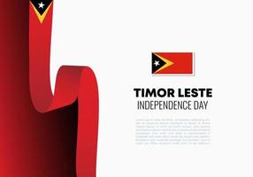 Timor Leste independence day background for celebration on May 20. vector