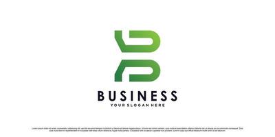 B letter logo design template for business or personal with unique modern concept Premium Vector