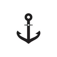 Anchor icon Logo Template vector illustration