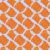 Seamless pattern with Traditional American fried corn dog dish with sausage and cheese. vector