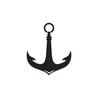 Anchor icon Logo Template vector illustration