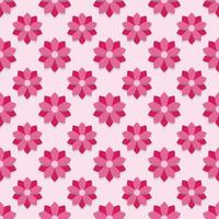 japanese cherry blossom seamless pattern vector