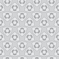 monochrome triangles of circles seamless pattern vector