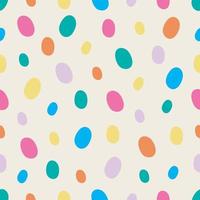 Seamless Pattern with multicolored specks. Vector illustration. For greeting card, posters, banners, the card, printing on the pack, printing on clothes, fabric, wallpaper.