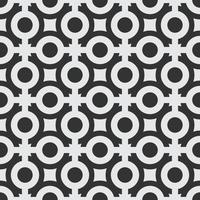 dot and geometry seamless pattern vector