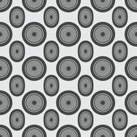 retro circles with stripes seamless pattern wallpaper template vector