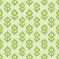 patrón sin costuras de flores de píxeles vector