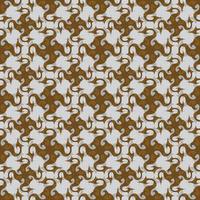swastika batik java seamless pattern vector
