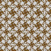 swastika batik java seamless pattern vector