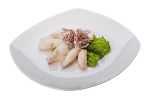 Boiled squid meal photo