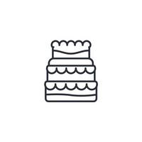 cake icons  symbol vector elements for infographic web