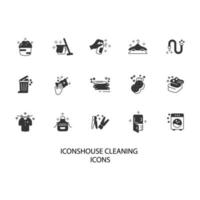 house cleaning icons set . house cleaning pack symbol vector elements for infographic web