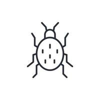 insect icons  symbol vector elements for infographic web