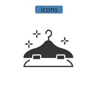 iconos de suspensión símbolo elementos vectoriales para web infográfico vector