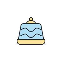 pudding icons  symbol vector elements for infographic web