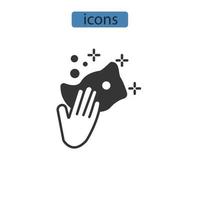 iconos de polvo símbolo elementos vectoriales para web infográfico vector