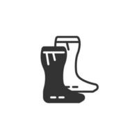 boot icons  symbol vector elements for infographic web