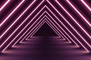 Abstract neon background with colorful beams of lights illustration. vector