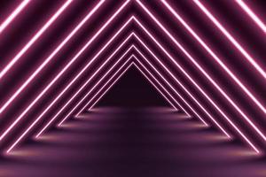 Abstract neon background with colorful beams of lights illustration. vector