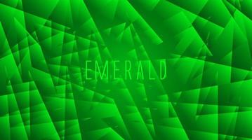 fondo esmeralda abstracto con verde vector