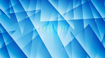 abstract crystal background with gradient vector