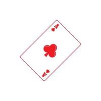 Playing card icon vector
