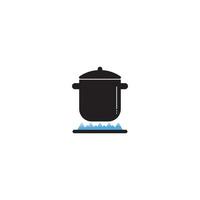 pot icon or cooking icon vector