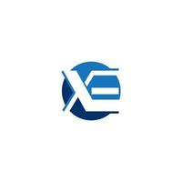 letter XE . logo vector