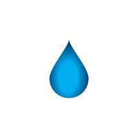 Water drop logo vector