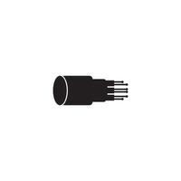 fiber optic cable icon vector
