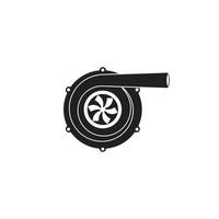 Engine turbo icon vector