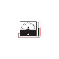 ampere meter icon vector