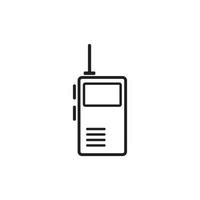 walkie talkie icon vector