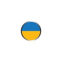 icono de la bandera de ucrania vector