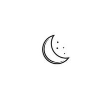 moon vector icon