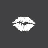 lips logo background vector