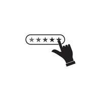 Rating or Review icon vector