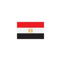 logotipo de la bandera de egipto vector