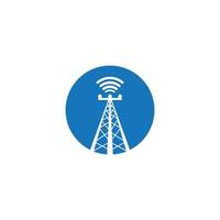 Network tower icon vector