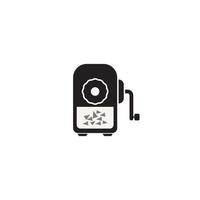 pencil sharpener icon vector