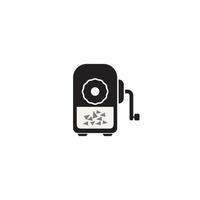 pencil sharpener icon vector