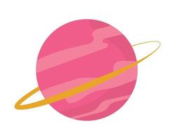 space planet icon vector