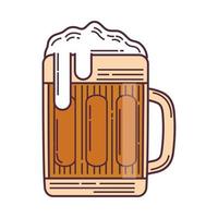 beer mug fresh vector