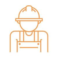 worker construction profession vector