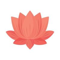 lotus flower icon vector