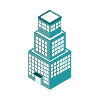 modern city building vector